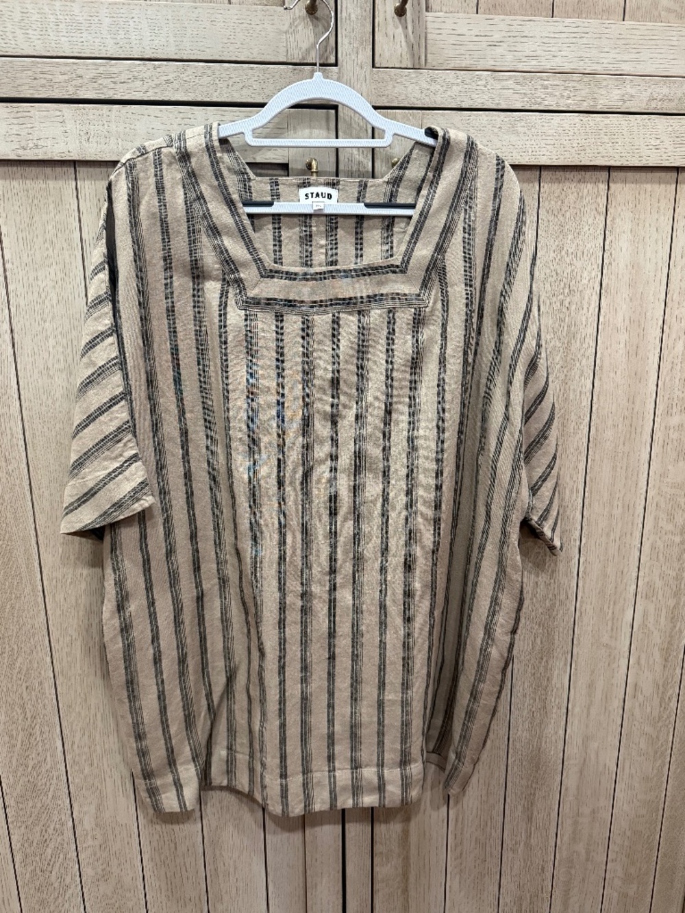 STAUD Manuela Popover Dress, Size XS